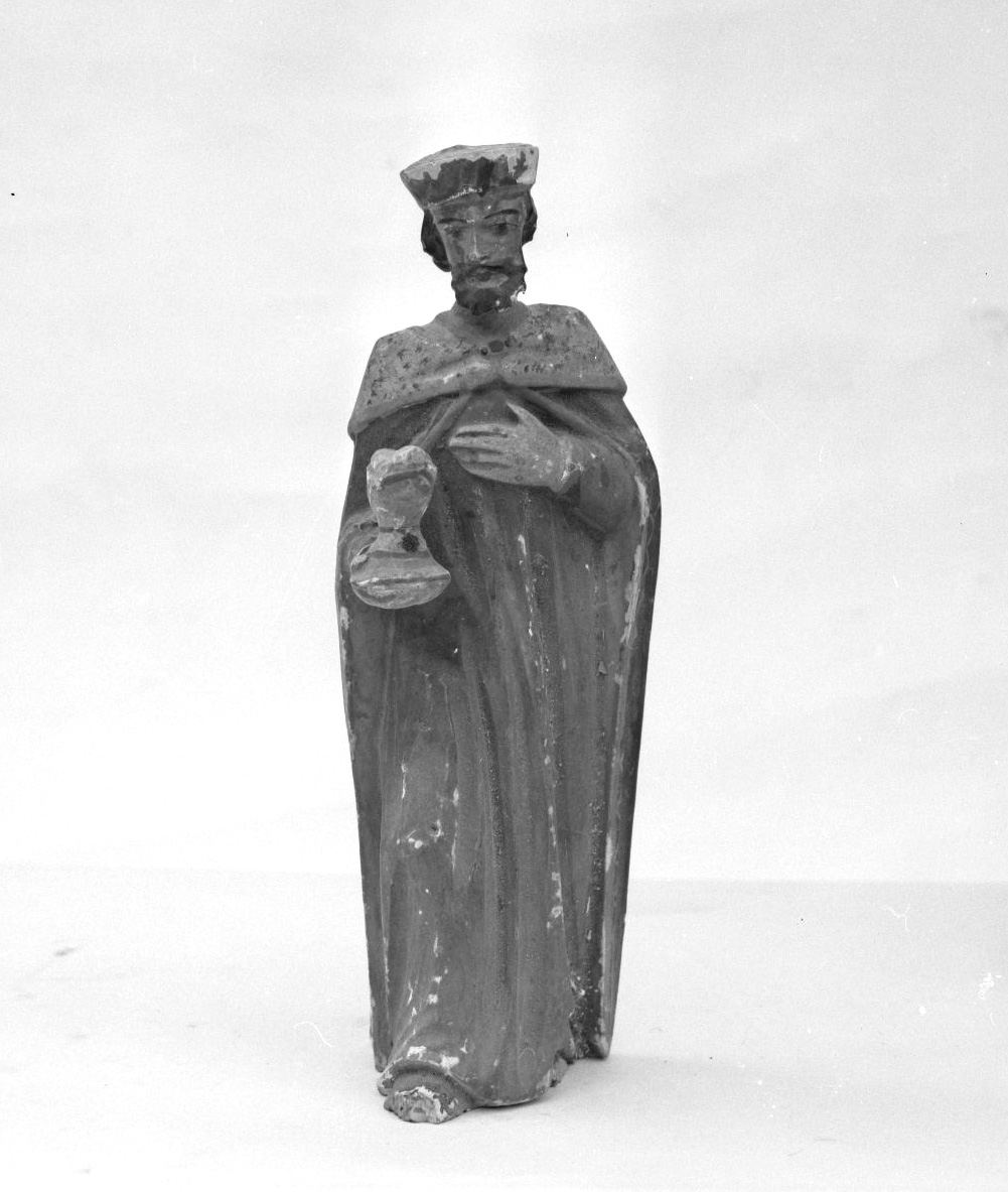 figura di re (statuetta di presepio, elemento d'insieme) - bottega toscana (sec. XIX)