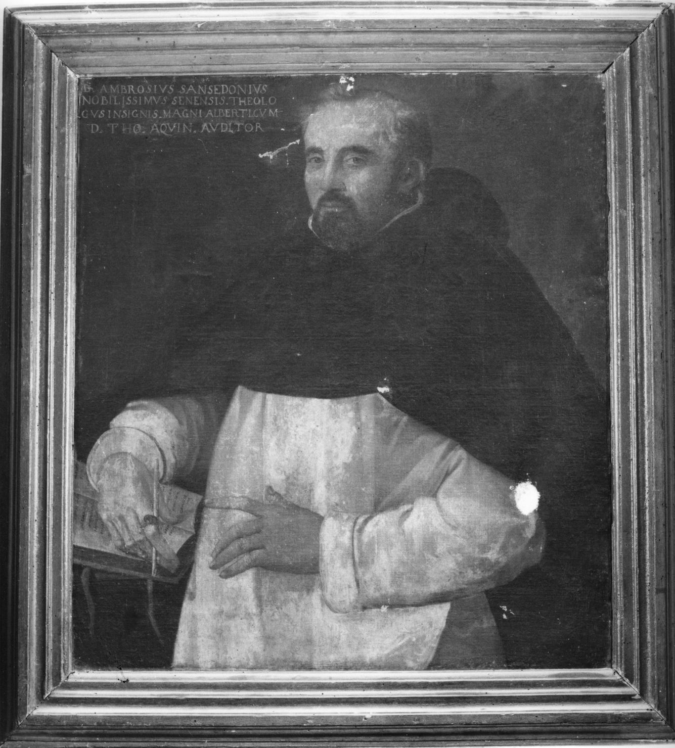 beato Ambrogio Sansedoni (dipinto) - ambito senese (prima metà sec. XVIII)