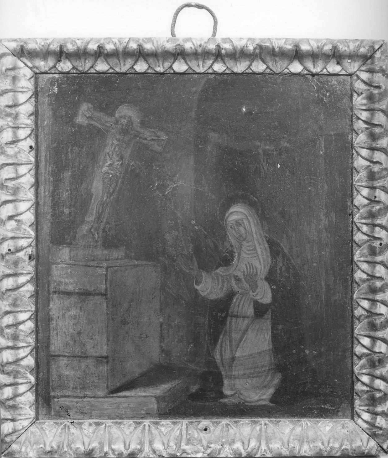 Santa Caterina da Siena riceve le stimmate (dipinto) - ambito toscano (seconda metà sec. XVIII)