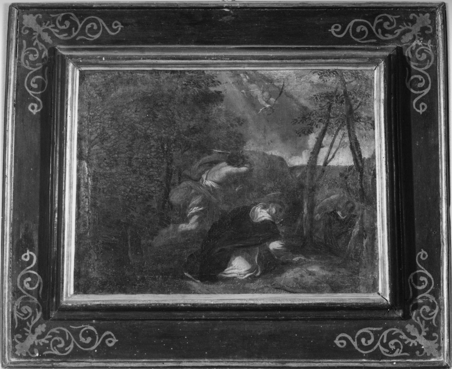 martirio di San Pietro martire (dipinto, elemento d'insieme) - ambito senese (prima metà sec. XVII)