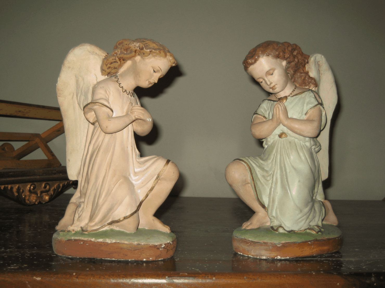angeli (statuetta, coppia) - bottega senese (metà sec. XIX)