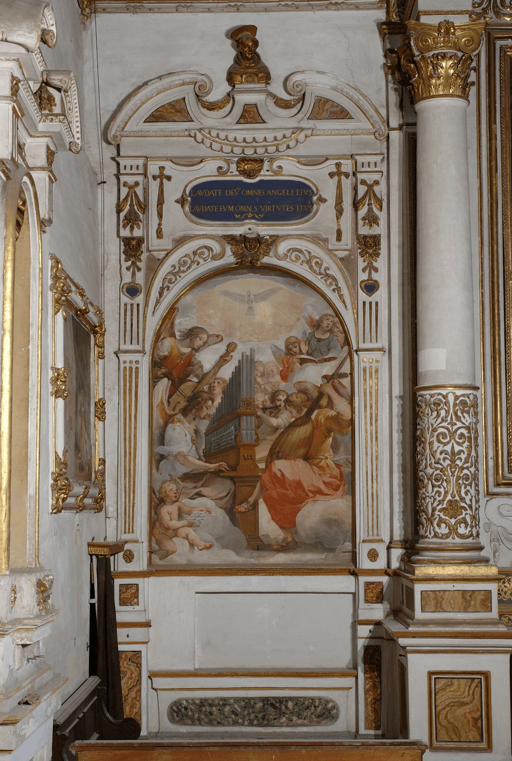 concerto d'angeli (dipinto) di Salimbeni Ventura detto Bevilacqua (sec. XVII)