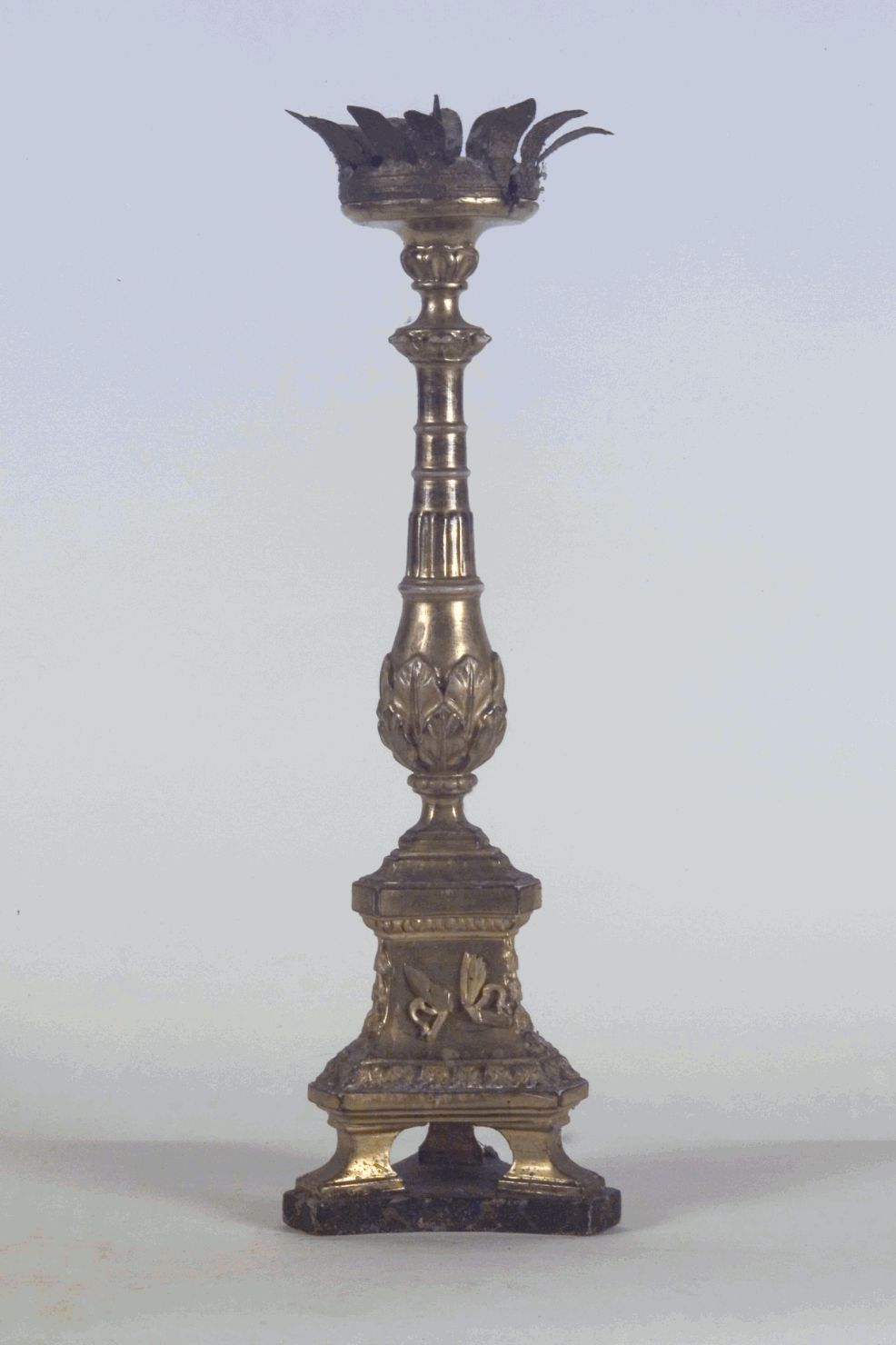 candeliere d'altare, serie - bottega toscana (seconda metà sec. XIX)