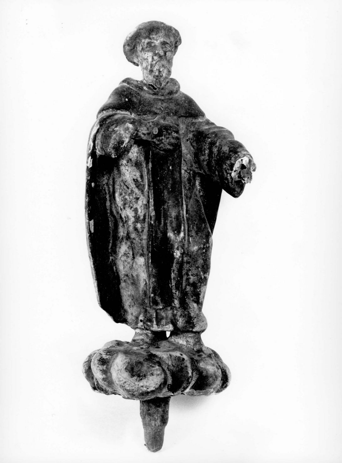 Santo domenicano (statuetta) - bottega senese (sec. XVIII)