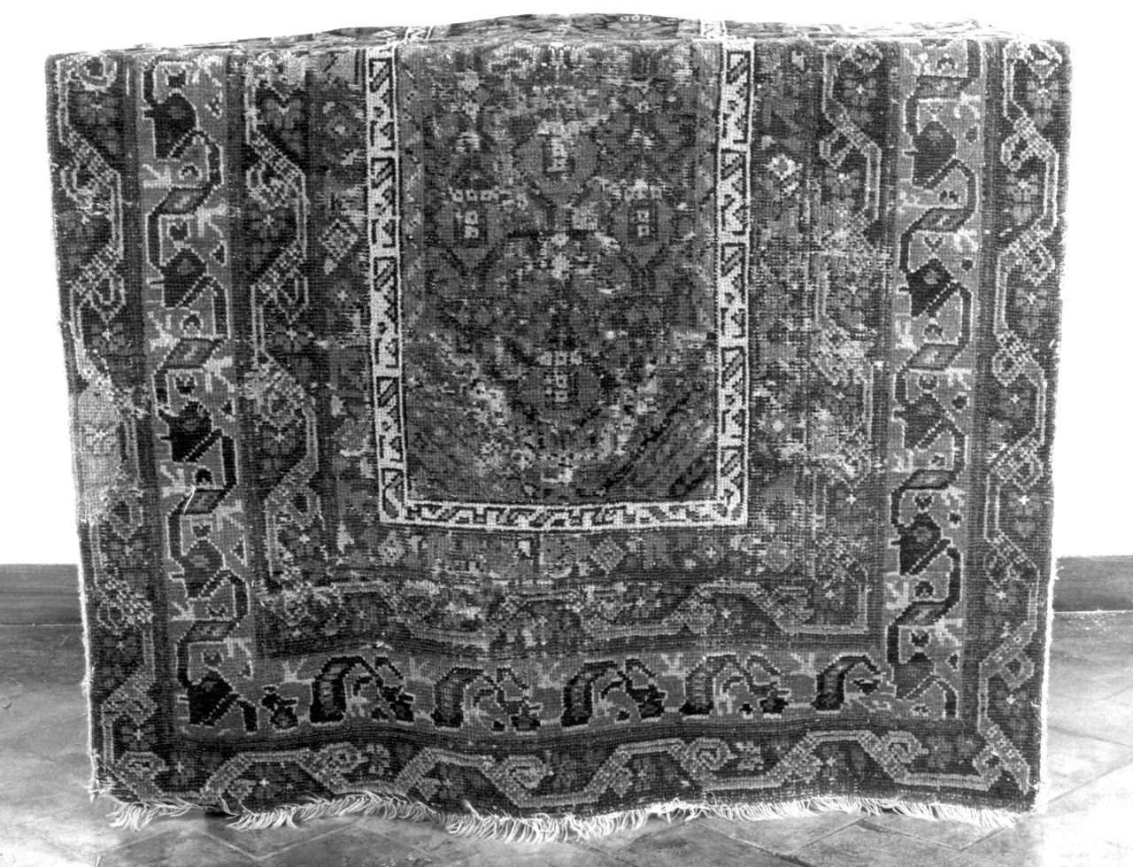 motivi decorativi astratti (tappeto) - manifattura persiana (ultimo quarto sec. XIX)