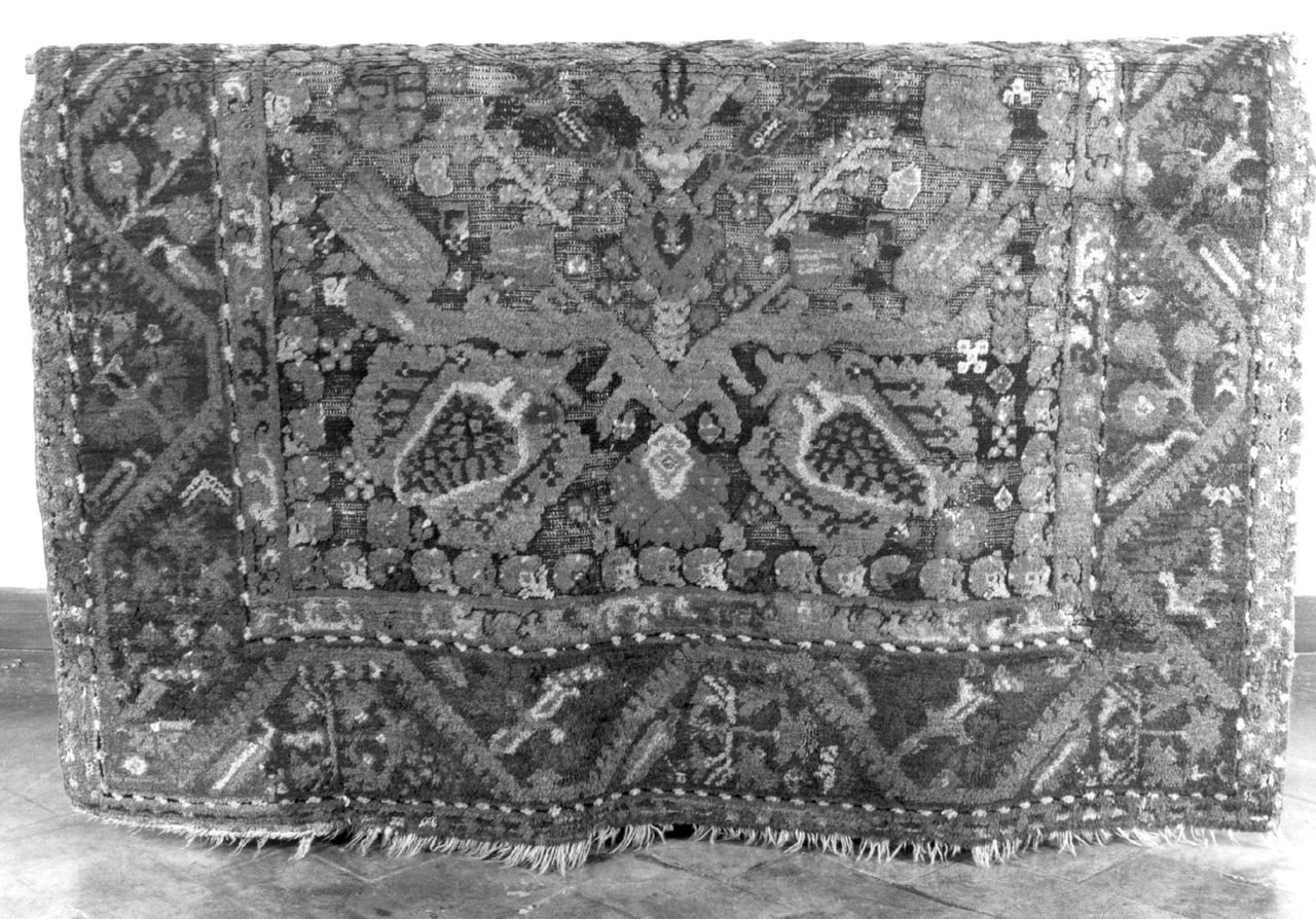 motivi decorativi vegetali (tappeto) - manifattura persiana (primo quarto sec. XX)