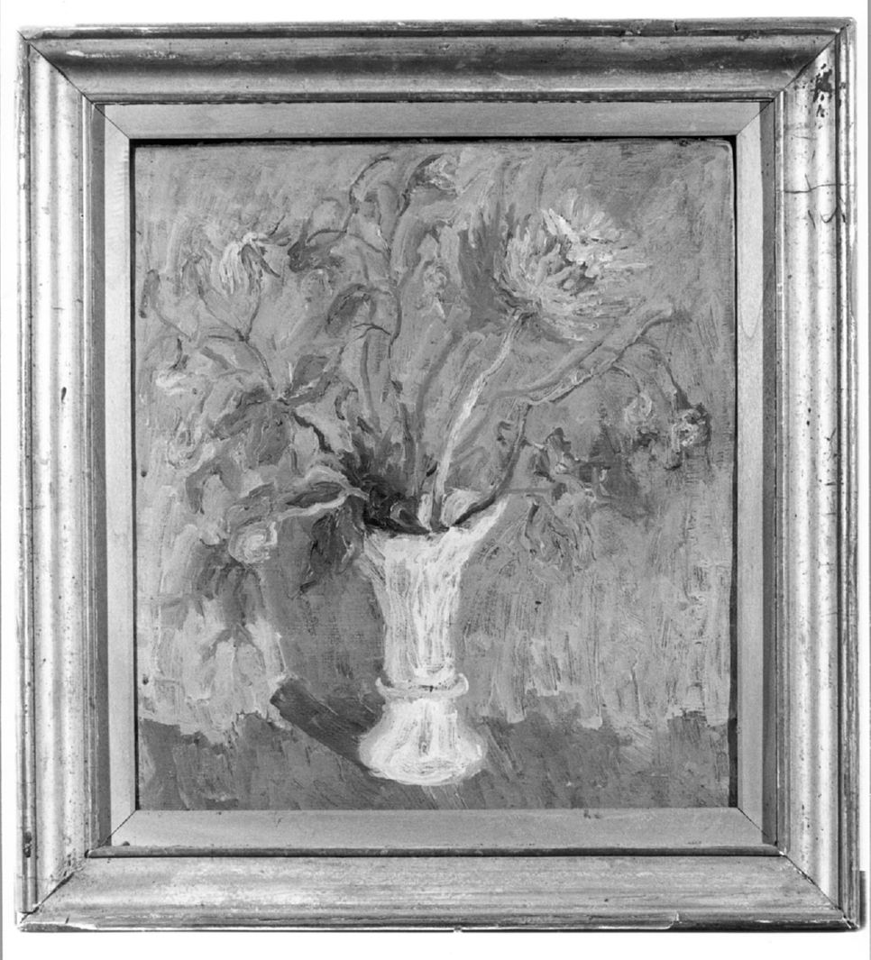 vaso con fiori (dipinto) di Sadun Piero (secondo quarto sec. XX)