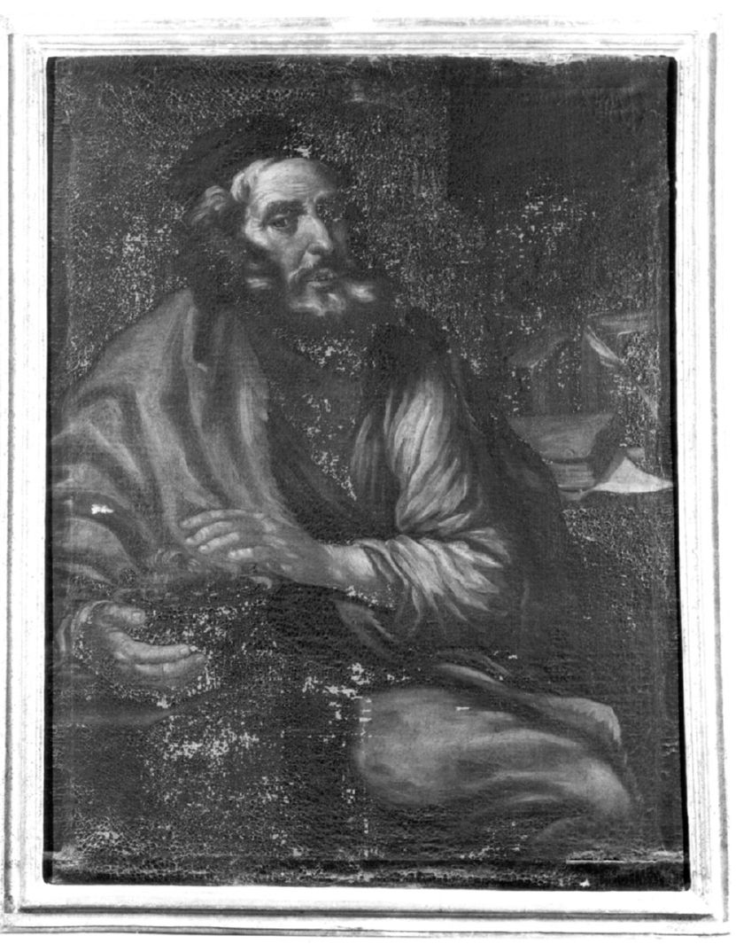 figura maschile (dipinto) - ambito senese (prima metà sec. XVIII)