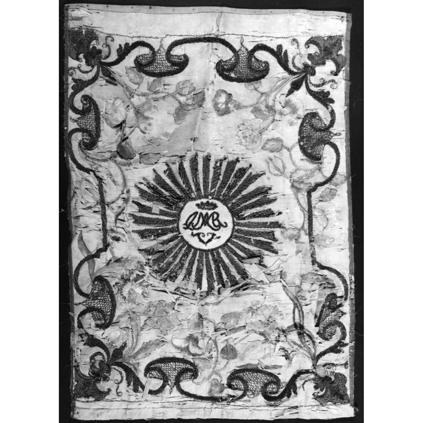 coperta di immagine sacra - manifattura italiana (seconda metà sec. XIX)