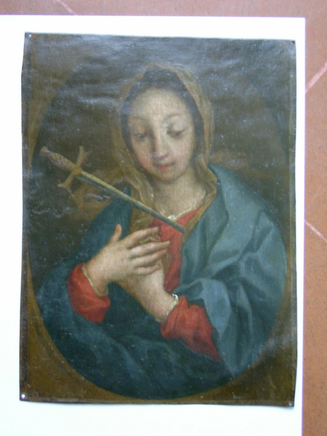 Madonna Addolorata (dipinto) di Nasini Giuseppe Nicola (sec. XVIII)
