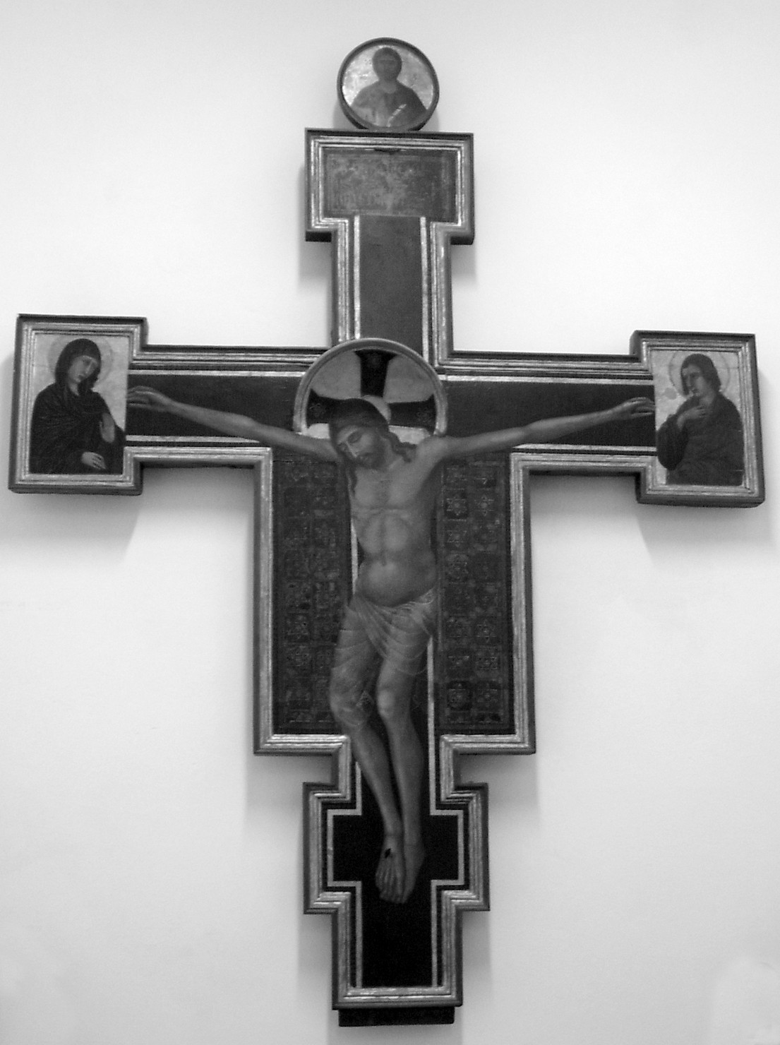 Cristo crocifisso (croce dipinta) di Niccolò di Segna di Bonaventura (fine/inizio secc. XIII/ XIV)