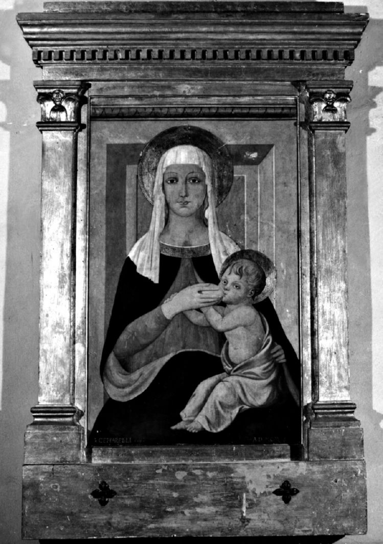 Madonna del latte, Madonna del Latte (dipinto) di Cepparelli Garibaldo (sec. XX)