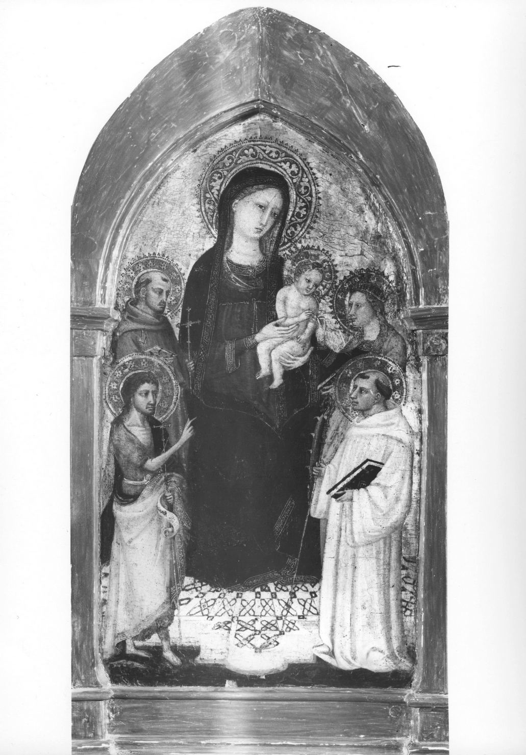 matrimonio mistico di Santa Caterina d'Alessandria e santi (dipinto) di Bicci di Lorenzo (sec. XV)