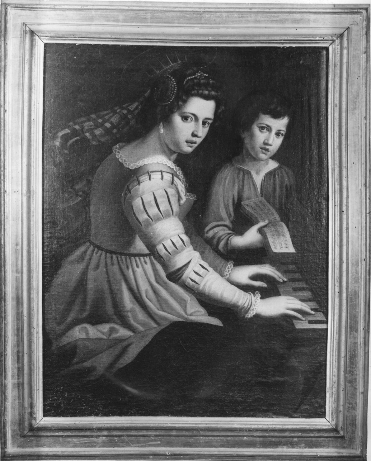 Santa Cecilia (dipinto) di Gamberucci Cosimo (attribuito) (sec. XVII)