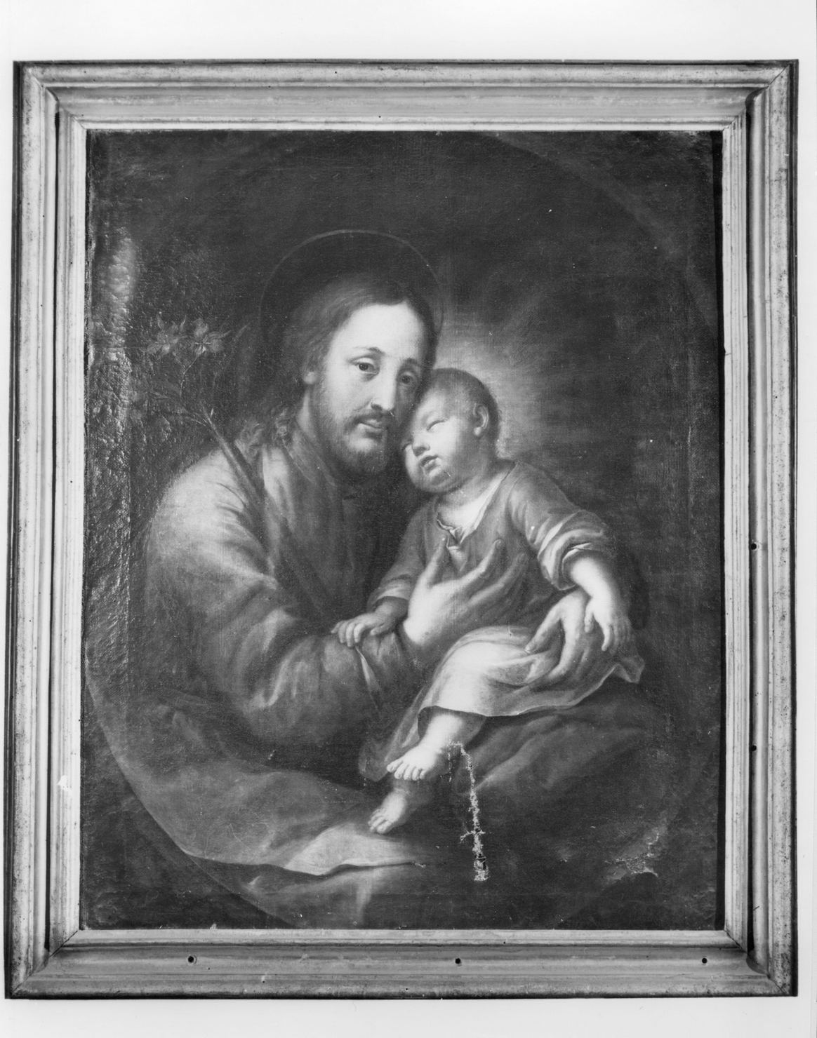 San Giuseppe e Gesù Bambino (dipinto) - ambito italiano (secc. XVII/ XVIII)