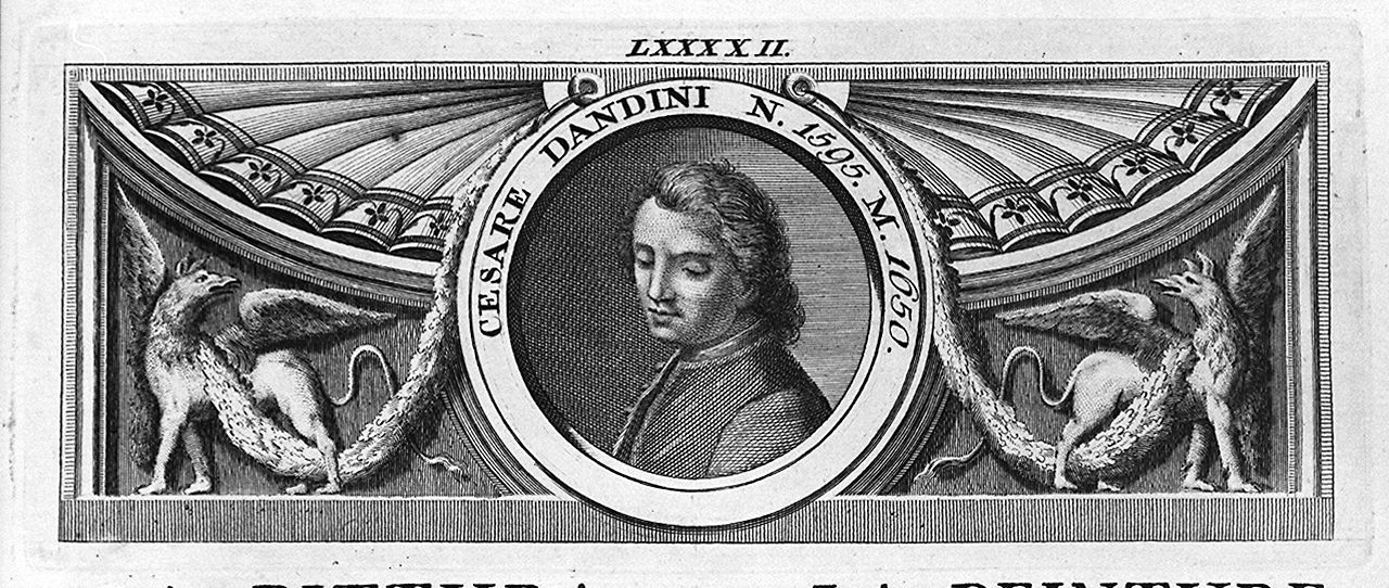 ritratto di Cesare Dandini (stampa, elemento d'insieme) di Lasinio Carlo (sec. XVIII)
