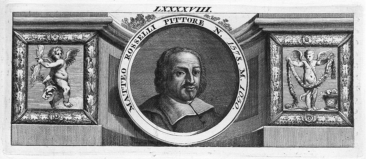 ritratto di Matteo Rosselli (stampa, elemento d'insieme) di Lasinio Carlo (sec. XVIII)