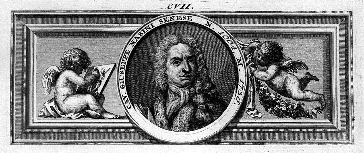 ritratto di Giuseppe Nasini (stampa, elemento d'insieme) di Lasinio Carlo (sec. XVIII)