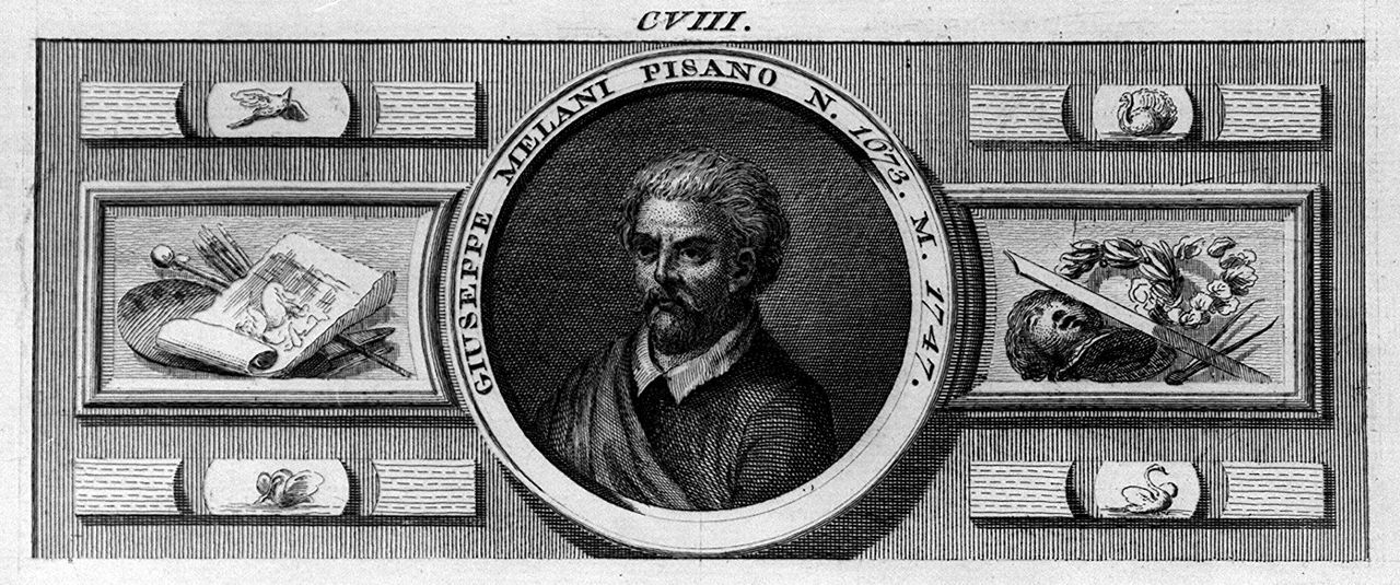 ritratto di Giuseppe Melani (stampa, elemento d'insieme) di Lasinio Carlo (sec. XVIII)