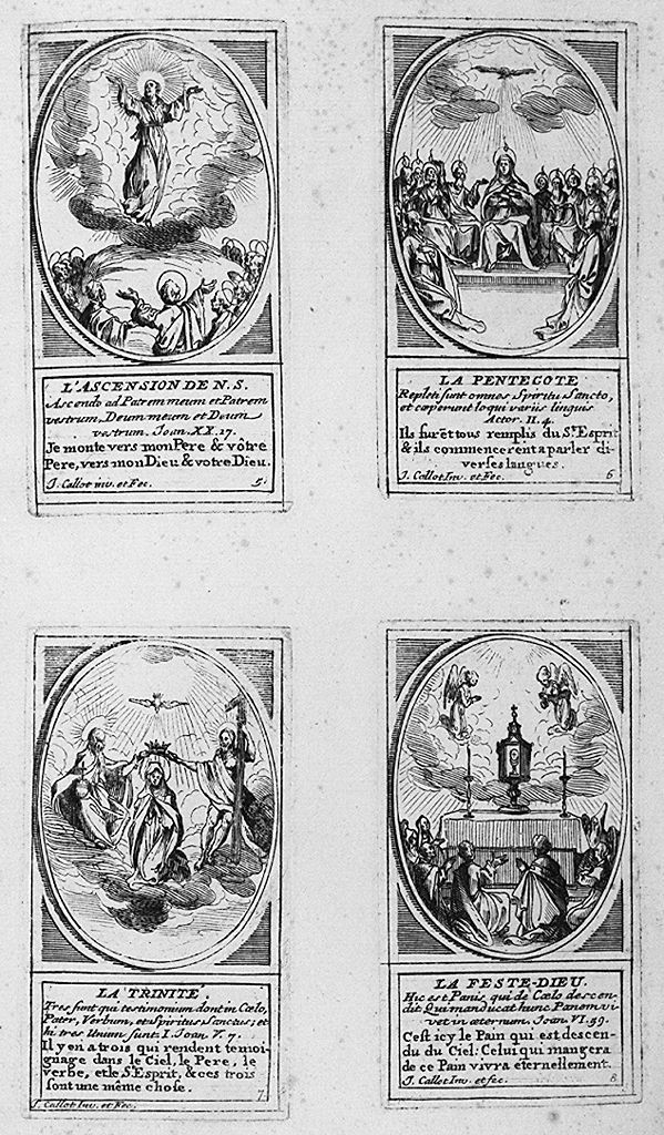 scene sacre (stampa, stampa composita) di Callot Jacques (metà sec. XVII, sec. XVIII)