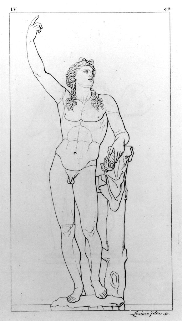 Apollo (stampa, elemento d'insieme) di Lasinio Giovanni Paolo, Gozzini Vincenzo (sec. XIX)