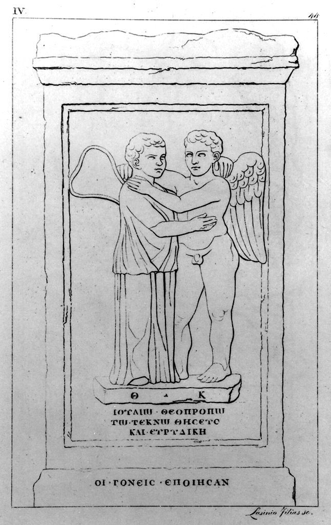 Cupido e Psiche (stampa, elemento d'insieme) di Lasinio Giovanni Paolo, Gozzini Vincenzo (sec. XIX)