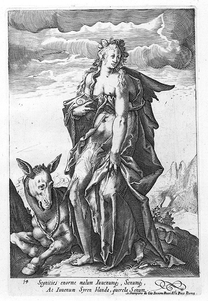 Pigrizia (stampa, elemento d'insieme) di Thomassin Philippe, Goltzius Hendrick (secc. XVI/ XVII)