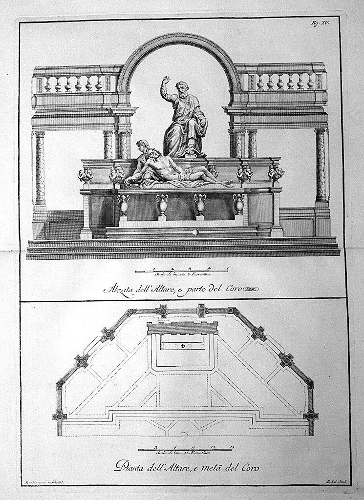 architettura (stampa, elemento d'insieme) di Sgrilli Bernardo Sansone (sec. XVIII)