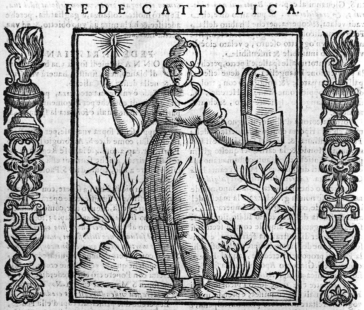 Fede Cattolica (stampa, elemento d'insieme) - ambito veneto (sec. XVII, sec. XVII, sec. XVII)