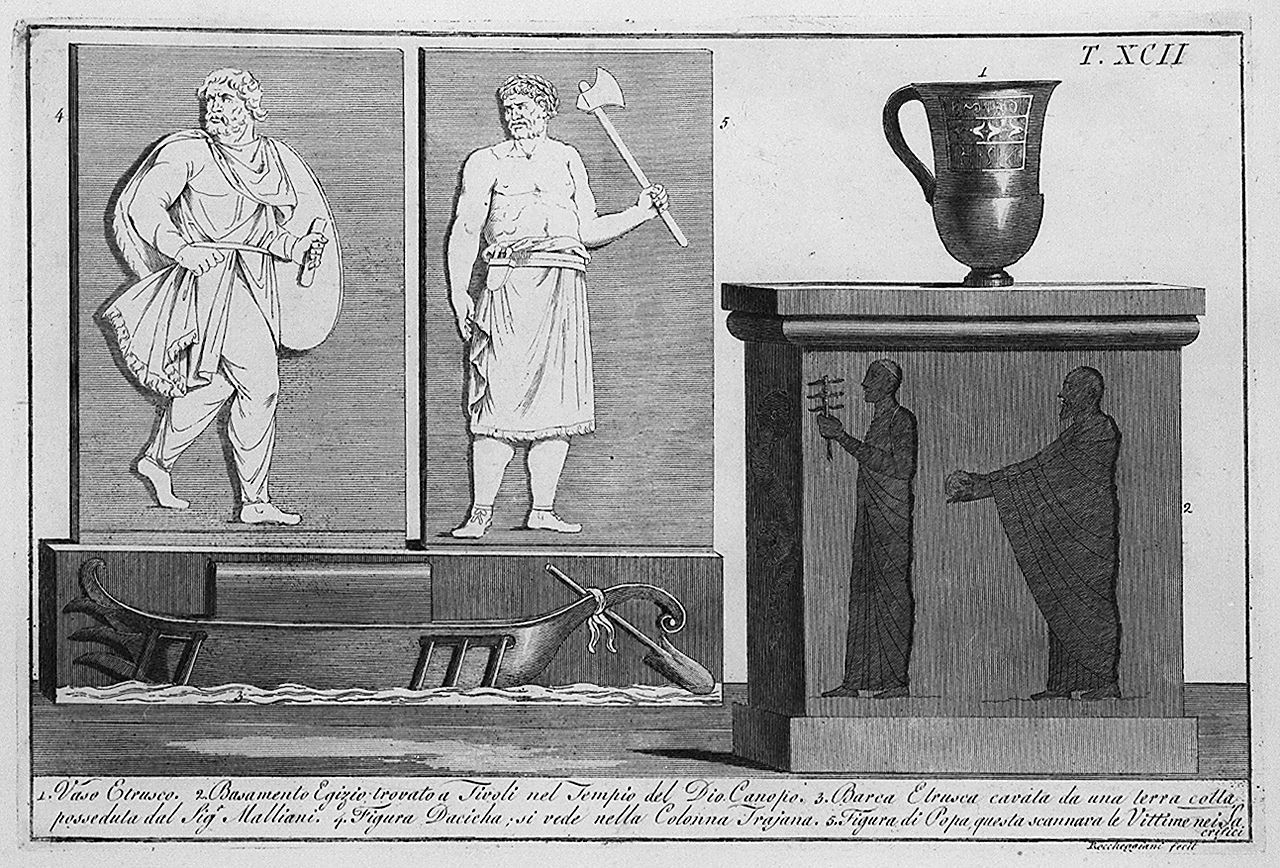 antichità (stampa, elemento d'insieme) di Roccheggiani Lorenzo (secc. XVIII/ XIX)