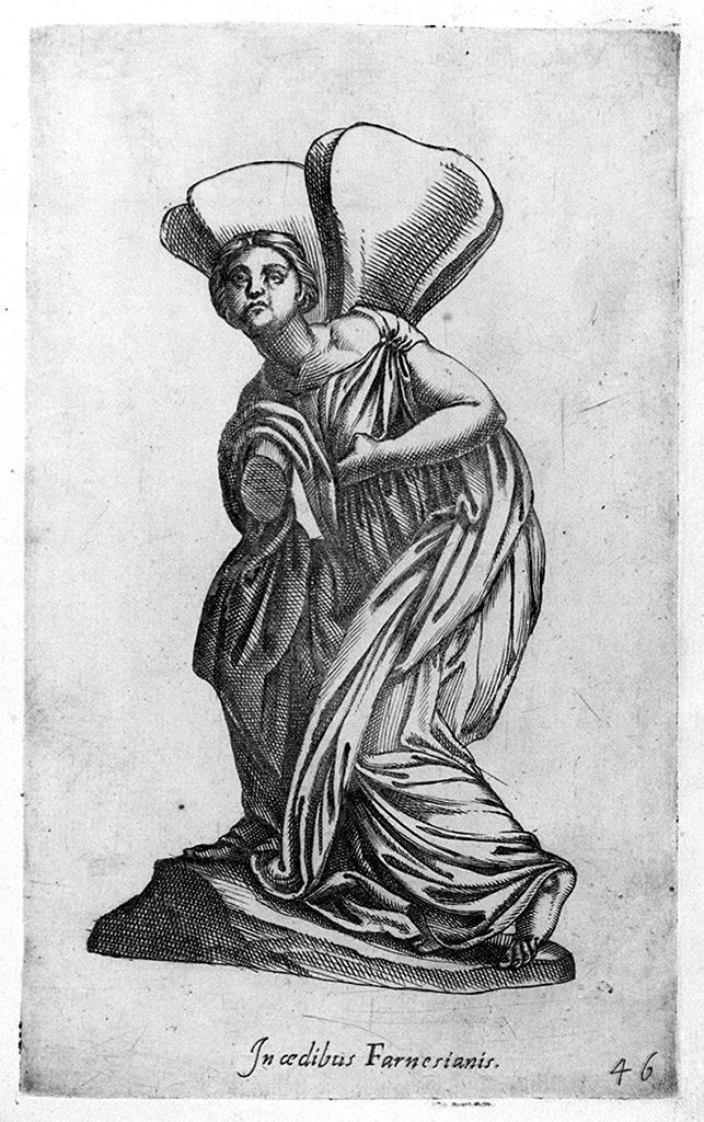 Psiche (stampa, elemento d'insieme) di Cavalleriis Giovanni Battista de' (sec. XVI)