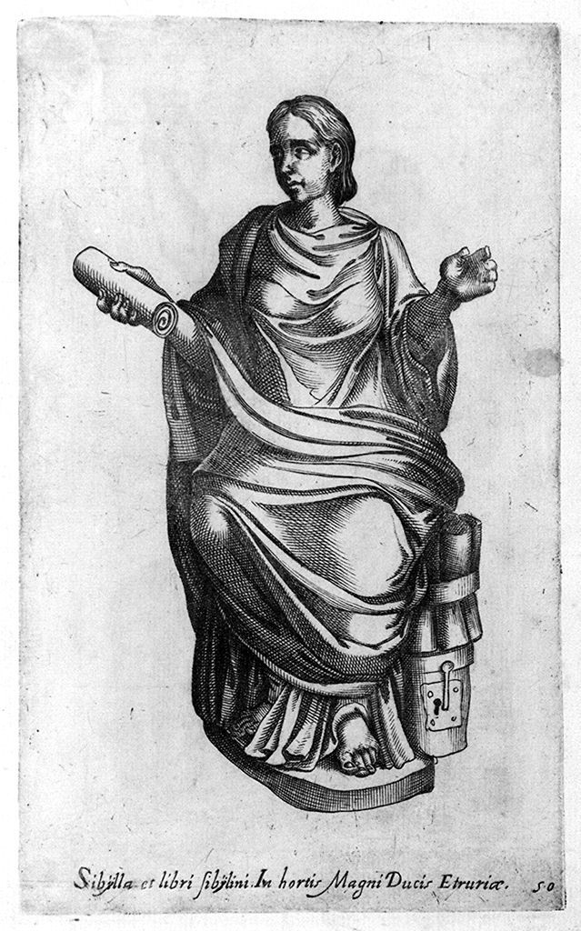 Sibilla (stampa, elemento d'insieme) di Cavalleriis Giovanni Battista de' (sec. XVI)