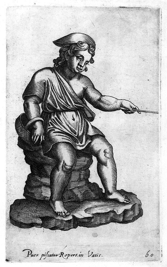 pescatore (stampa, elemento d'insieme) di Cavalleriis Giovanni Battista de' (sec. XVI)
