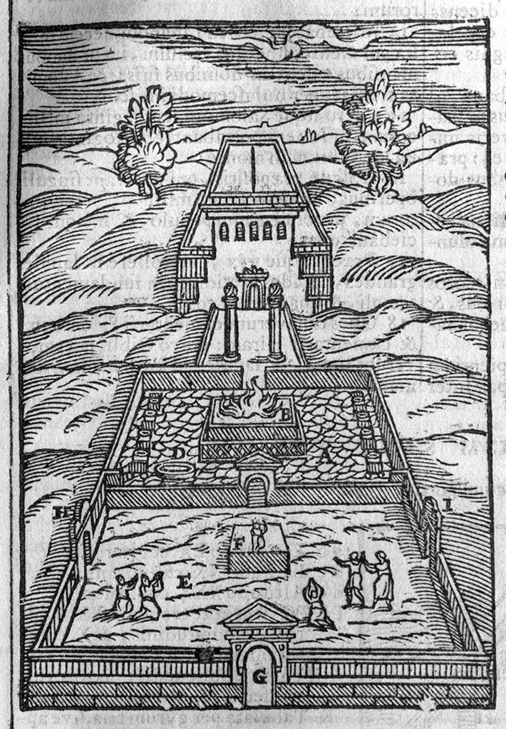 tempio di Salomone (stampa) - ambito veneto (ultimo quarto sec. XVI)