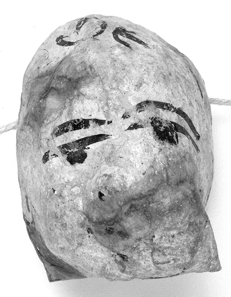 testa umana (ex voto antropomorfo) - valdelsano (secc. XVI/ XVIII)