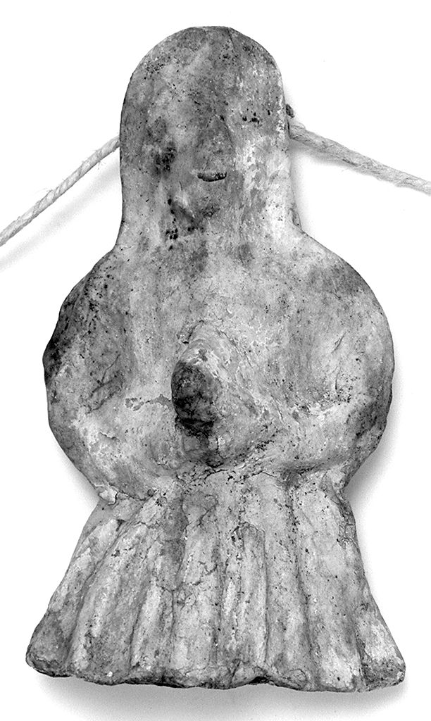 busto di figura orante (ex voto antropomorfo) - valdelsano (secc. XVII/ XVIII)