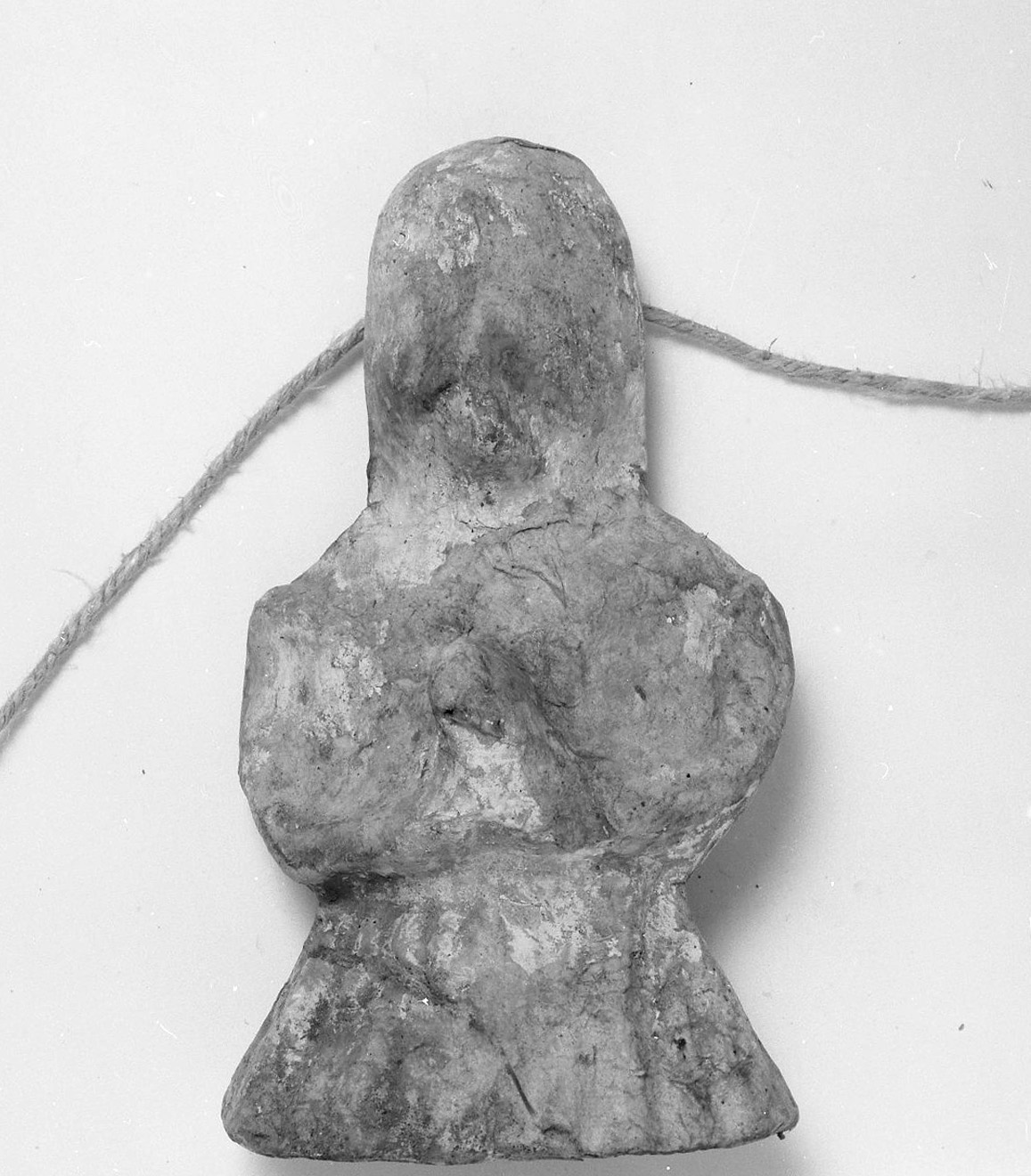 busto femminile (ex voto antropomorfo) - valdelsano (secc. XVII/ XVIII)