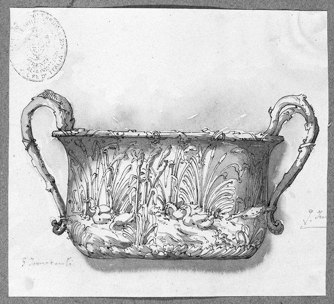 vaso (disegno) di Innocenti Giulio (sec. XX)