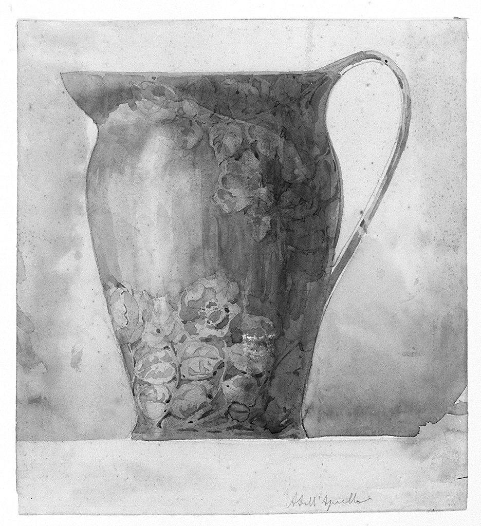 vaso (disegno) di Dell'Agnello Artidoro (sec. XX)