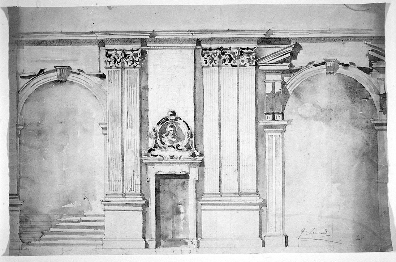 portale (disegno) di Lunardi Giuseppe (secc. XIX/ XX)