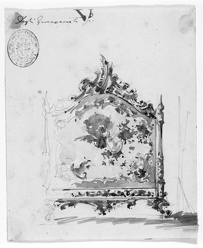 elementi decorativi (disegno) di Degli Innocenti Giulio (secc. XIX/ XX)