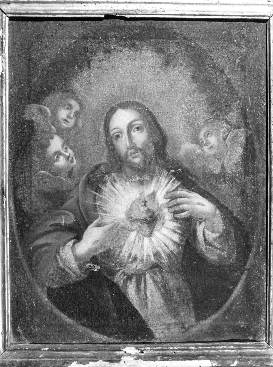Sacro Cuore di Gesù (dipinto) - ambito toscano (fine/inizio secc. XVIII/ XIX)