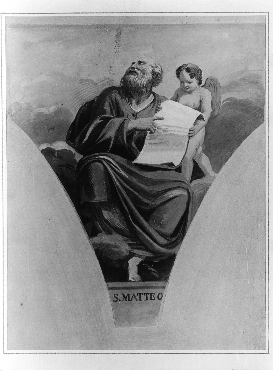 San Matteo Evangelista (dipinto) - ambito toscano (fine sec. XIX)