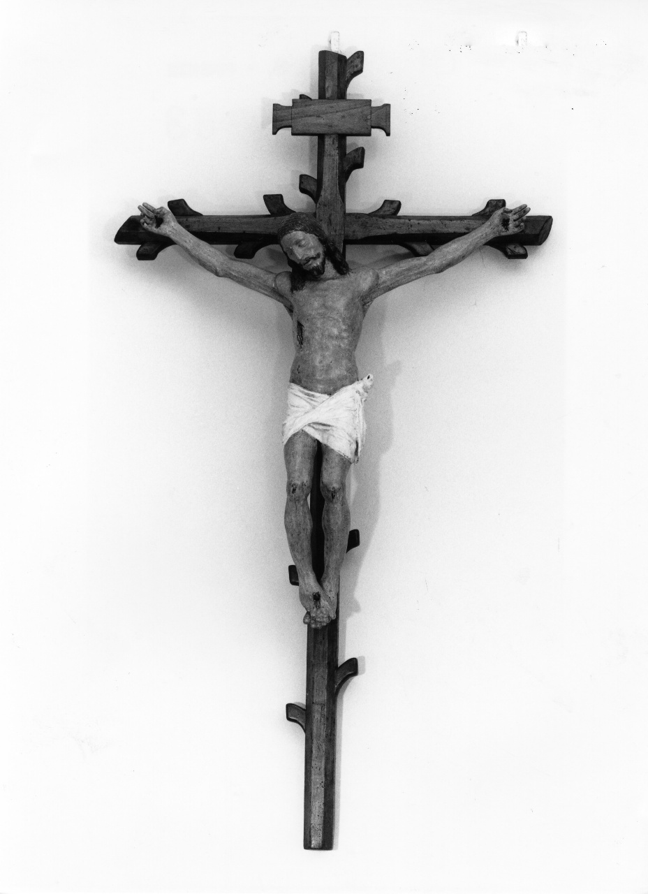Cristo crocifisso (scultura) - ambito Italia centro-meridionale (secc. XV/ XVI)