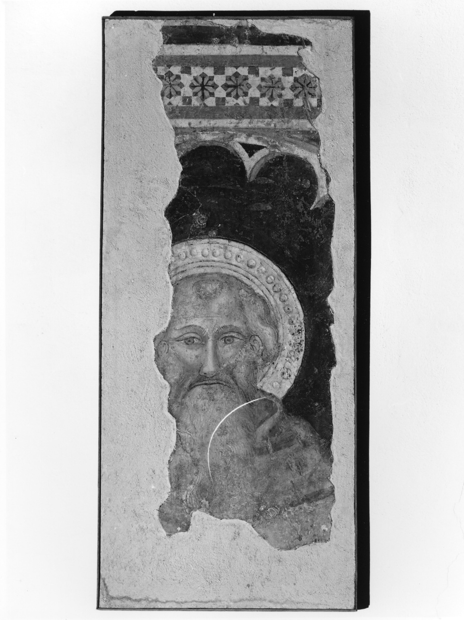 Sant'Antonio Abate (dipinto, frammento) - ambito toscano (fine/inizio secc. XIV/ XV)