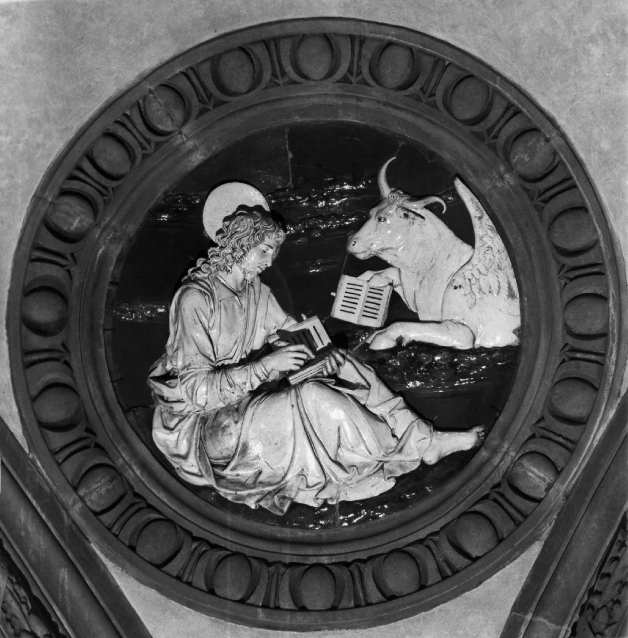 San Luca (rilievo) di Della Robbia Andrea (sec. XV)