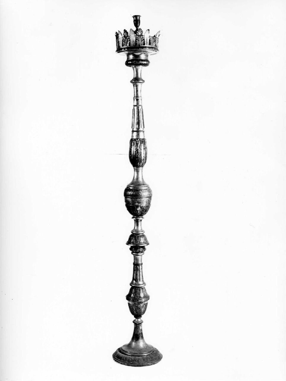 candelabro portatile, serie - bottega toscana (fine sec. XVIII)