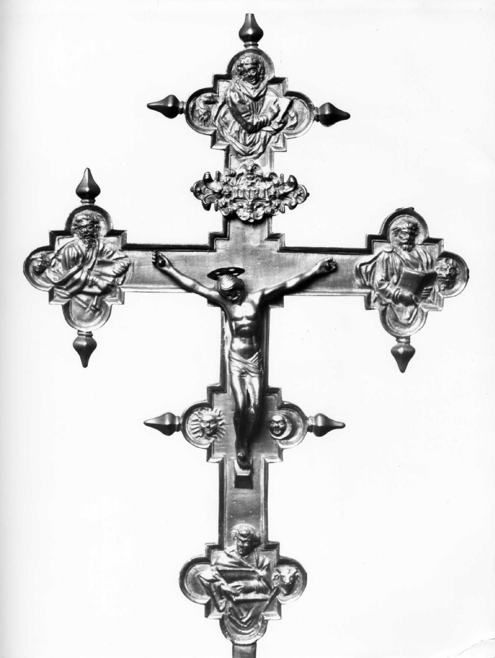 croce processionale - bottega toscana (sec. XVII)