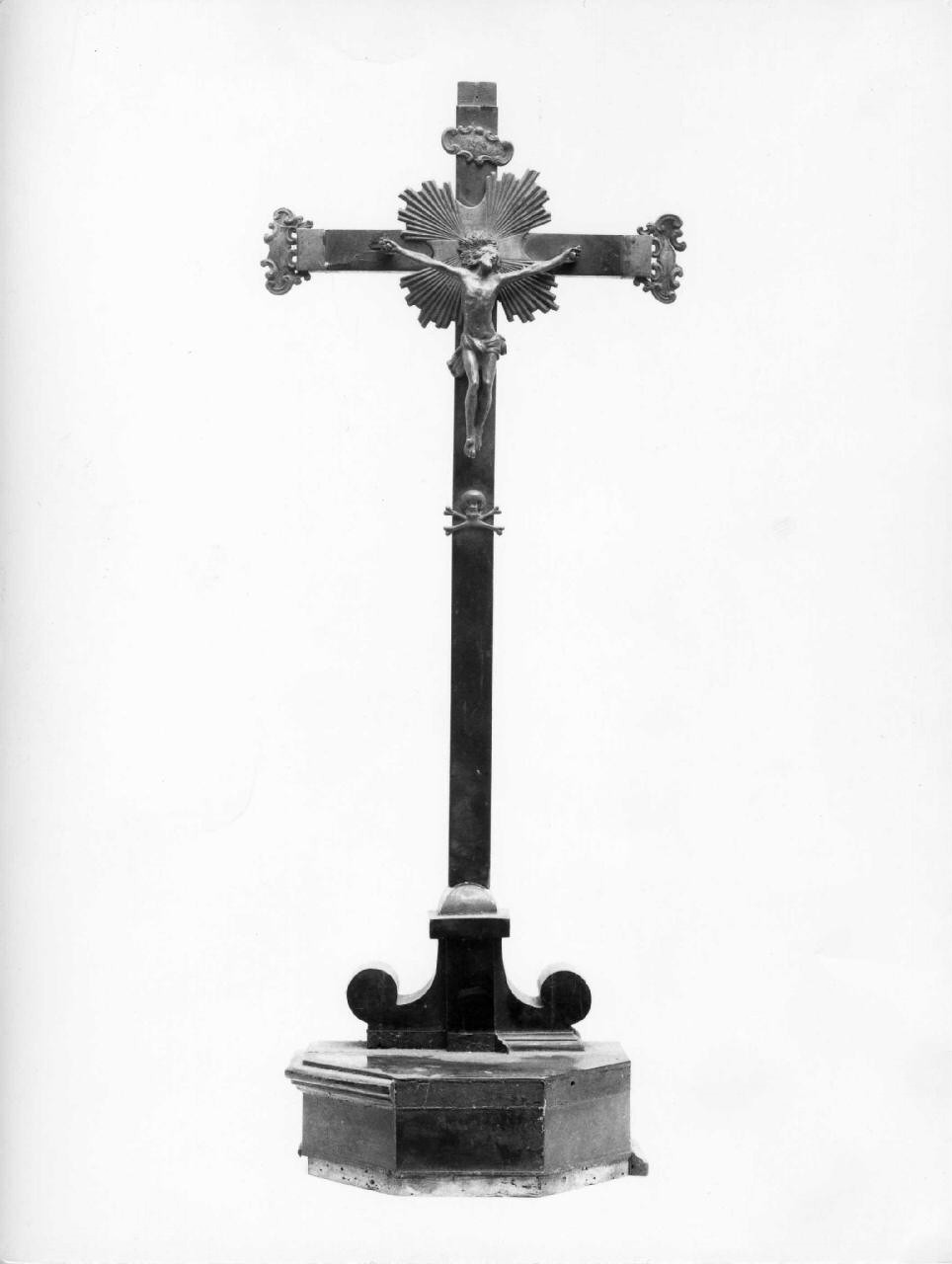 croce d'altare - bottega italiana (metà sec. XVIII)