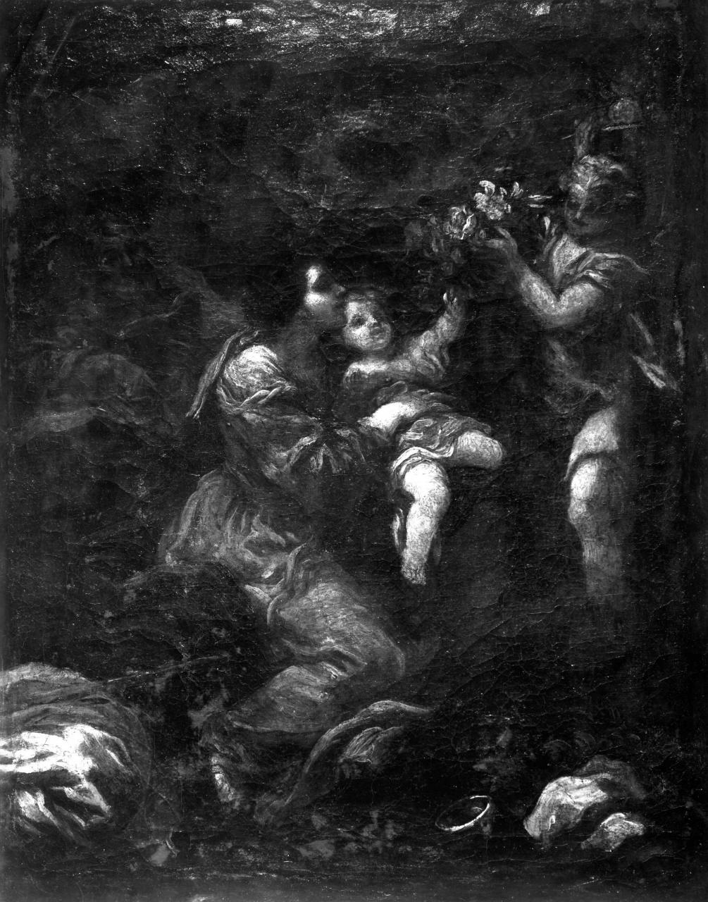 Sacra Famiglia (dipinto) di Franceschini Baldassarre detto Volterrano (sec. XVII)